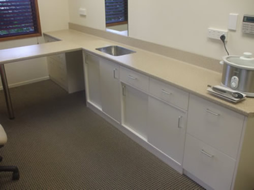 Office fitout renovation custom cabinetry